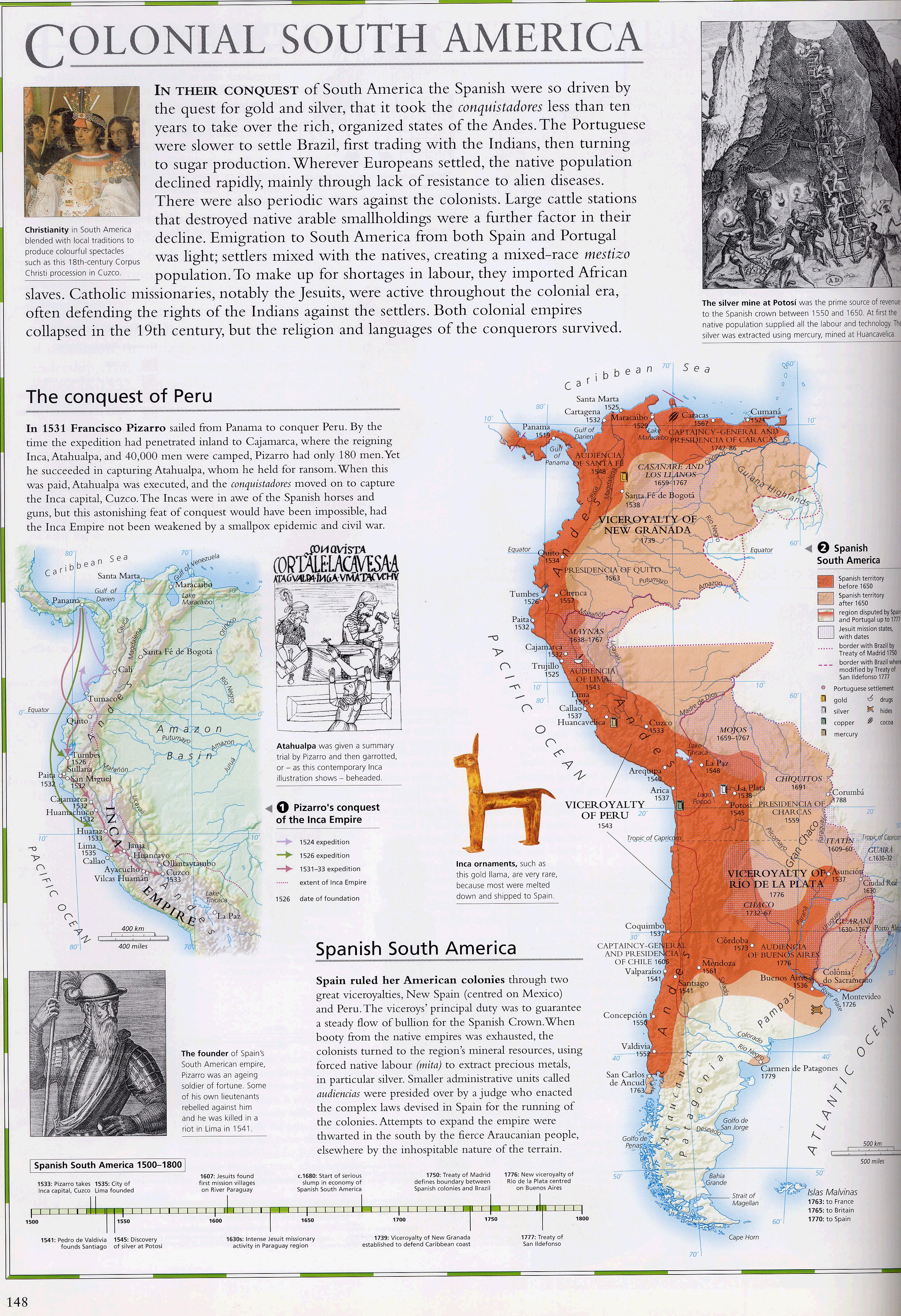 Map Of Colonial Latin America 61